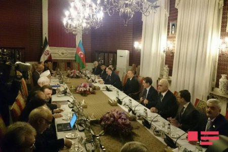 Prezident İlham Əliyev: " Bu gün İran-Azərbaycan əməkdaşlığı demək olar ki, bütün sahələri əhatə edir"