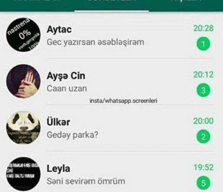 Azərbaycanlı oğlanın "Whatsapp" 4 qızla rekord qıran yazışması- FOTO