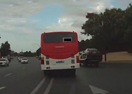 Bakıda avtobusla "avtoş"luq edən sürücü həbs edildi - FOTO