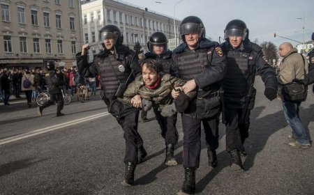 Moskvada etiraz aksiyalarında 150 nəfər saxlanılıb