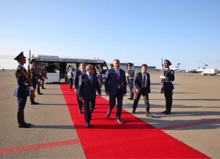 Moldova prezidenti Azərbaycanda - FOTO