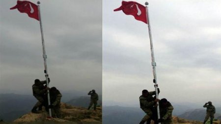 Şimali İraqa türk bayrağı sancıldı