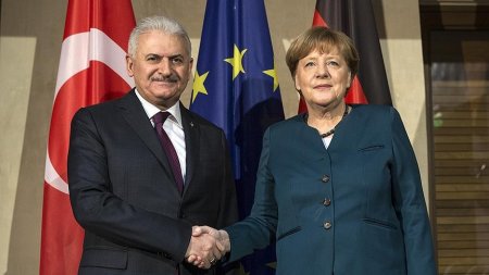 Binəli Yıldırım Merkellə Afrini müzakirə edəcək