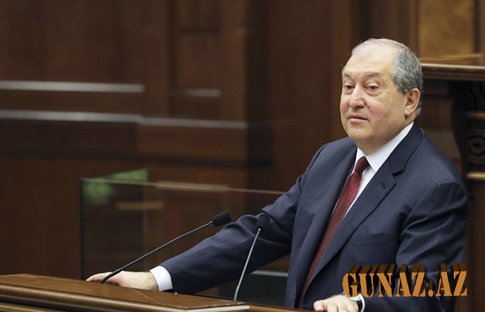 Ermənistan prezidenti ölkədəki vəziyyəti təhlükəli adlandırıb