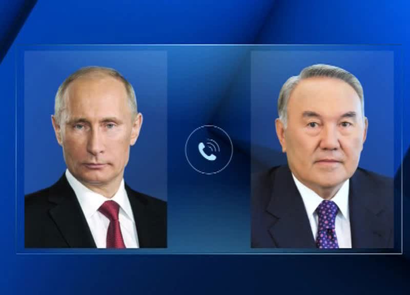 Putinlə Nazarbayev arasında Suriya müzakirəsi