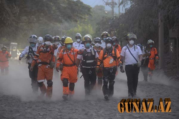 Qvatemalada vulkan faciəsi: 75 nəfər ölüb, 192 nəfər itkindir-FOTO