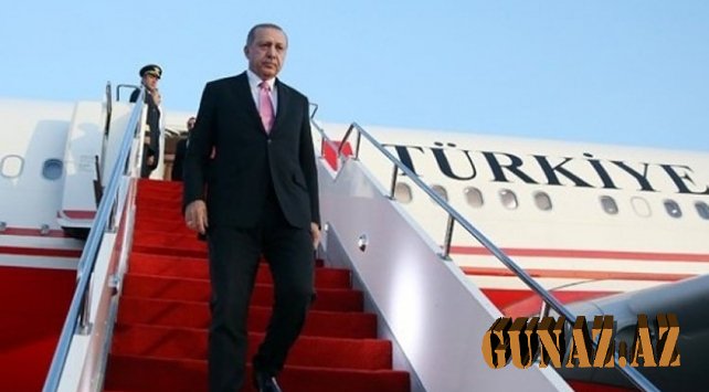 Türkiyə prezidenti Azərbaycana gəldi
