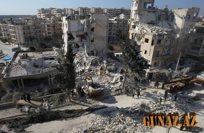 Əsədin ordusu İdlibi bombaladı