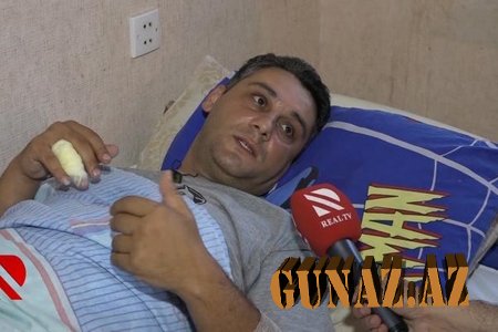 Gəncədəki terror aktında yaralanan polis danışdı - VİDEO