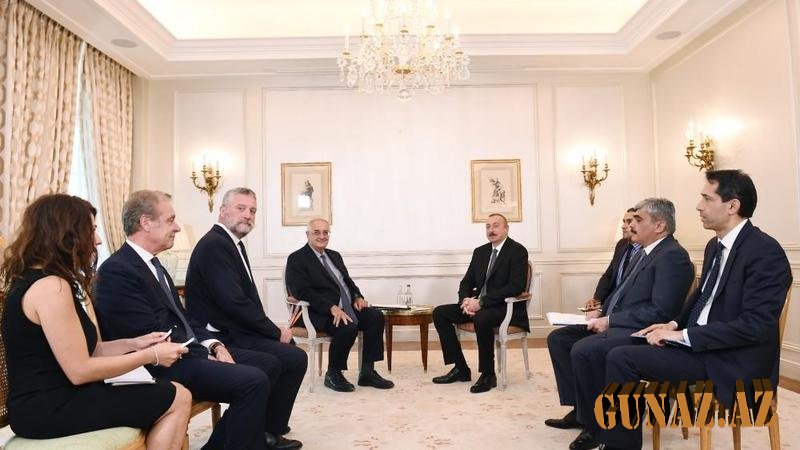 İlham Əliyev “Naval” qrupunun sədri ilə görüşdü