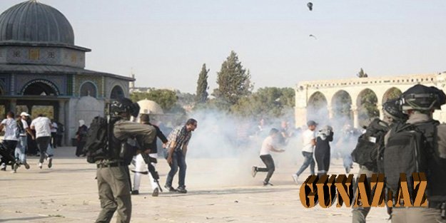 İsrail polisi namaz qılan müsəlmanlara hücum etdi