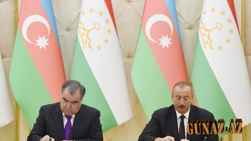 Azərbaycan-Tacikistan sənədləri imzalandı-FOTO