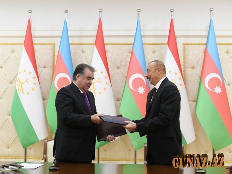 Azərbaycan-Tacikistan sənədləri imzalandı-FOTO