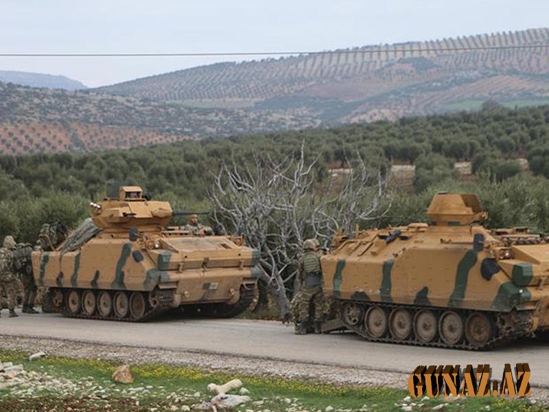 Türkiyənin sərhədə göndərdiyi tank aşdı