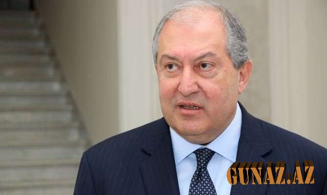 Ermənistan Prezidenti Şuşaya gəlib