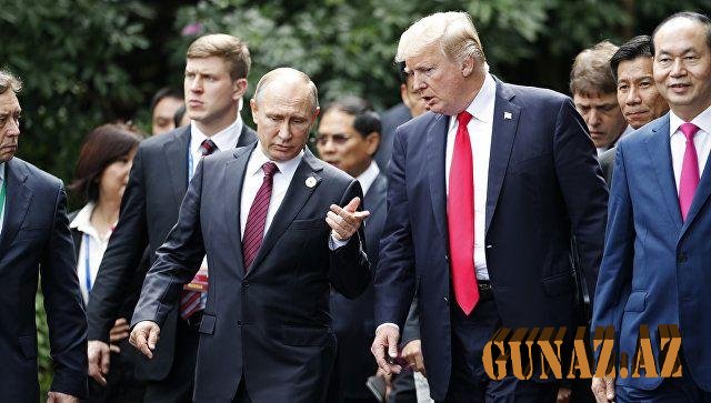 Tramp-Putin görüşünün tarixi açıqlandı