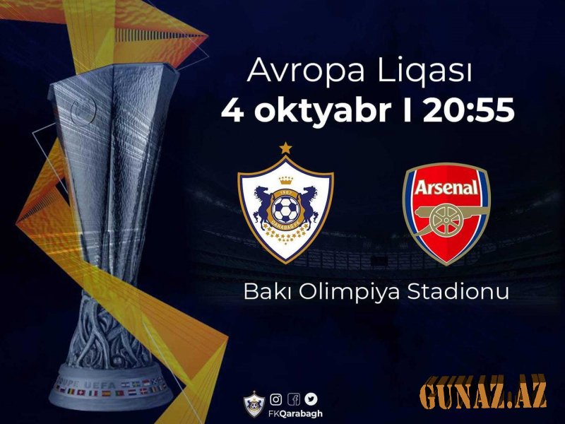 "Qarabağ" - "Arsenal" oyununa 55 min bilet satıldı