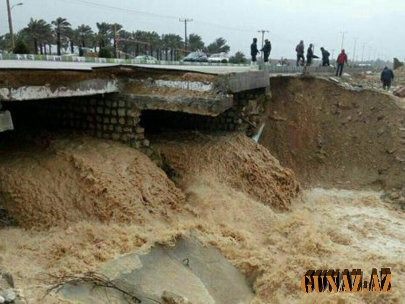 Sel və tufan İranın 9 vilayətinə ciddi ziyan vurub