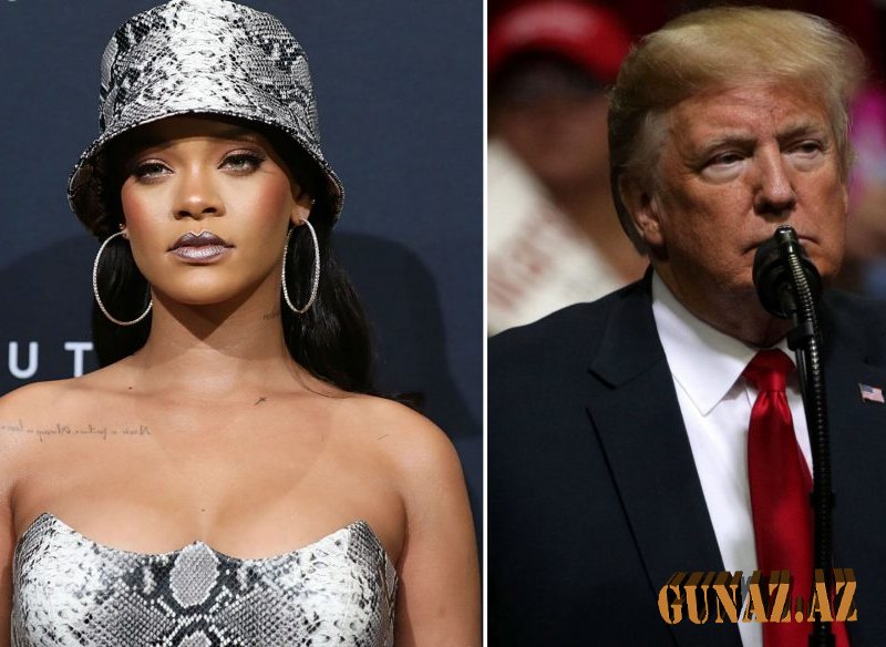 Rihannadan Trampa qadağa: “Mahnımı istifadə etməsin”