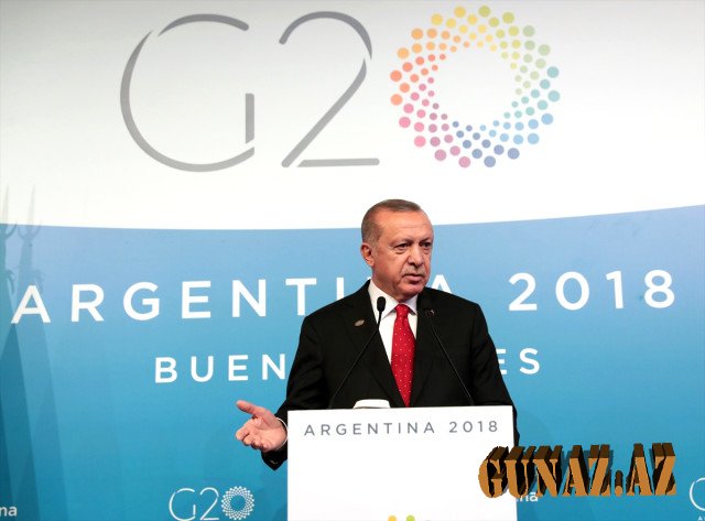 G20 sammitində Ərdoğandan - Şok açıqlama