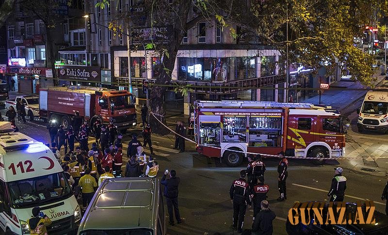 Türkiyə paytaxtında güclü partlayış: 7 yaralı