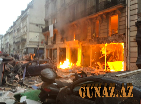 Parisdə güclü partlayışda yaralananların sayı artıb