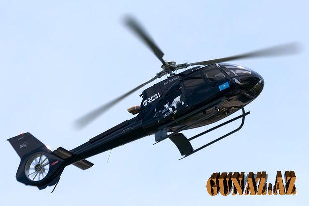 Qazaxıstanda helikopter qəzaya uğrayıb