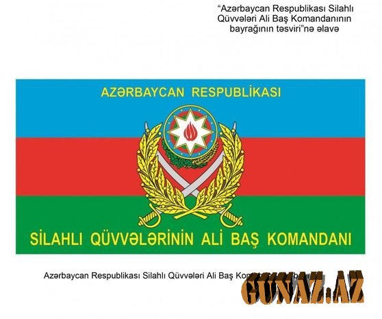 Ali Baş Komandanın bayrağı təsdiqləndi