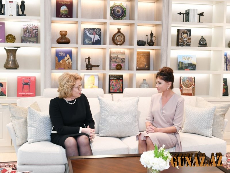 Birinci vitse-prezident Mehriban Əliyeva Valentina Matviyenko ilə görüşüb