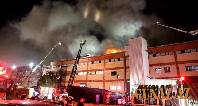 İstanbulda fabrikdə baş verən yanğında 4 nəfər ölüb