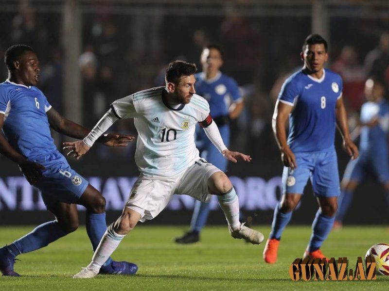 Messi Argentina-Nikaraqua matçında iki dəqiqəyə dubl edib - VİDEO