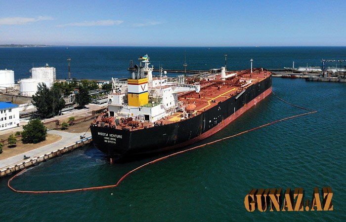 ABŞ-dan Ukraynaya neft gətirən ilk tanker Odessaya gəlib