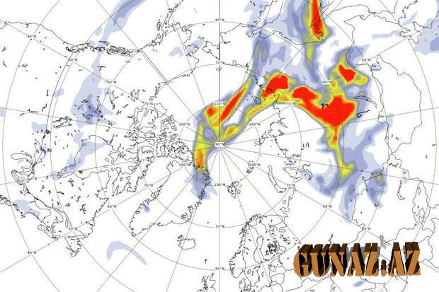 Sibir yanğınlarının tüstüsü Qrenlandiya və Alyaska istiqamətində hərəkət edir