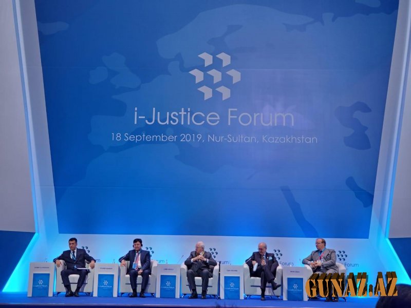 Qazaxıstanda dünyamiqyaslı Beynəlxalq Ədliyyə Forumu keçirildi - FOTO