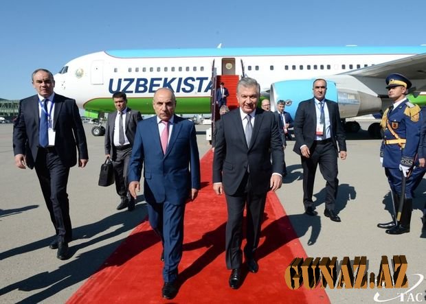 Özbəkistan Prezidenti Azərbaycana gəlib