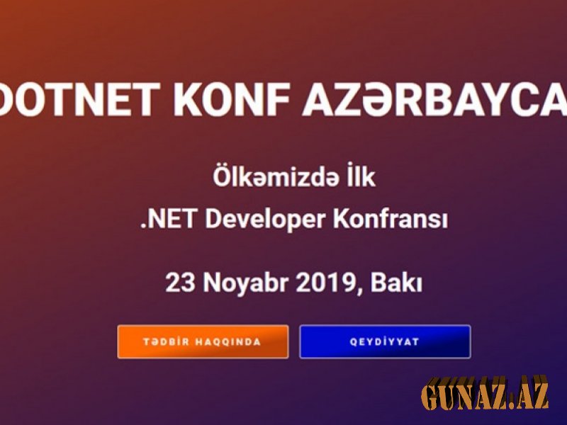 Azərbaycanda ilk dəfə NET Developerlər Konfransı keçiriləcək