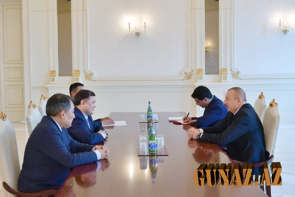 Prezident İlham Əliyev Qırğızıstan parlamentinin sədrini qəbul edib - YENİLƏNİB
