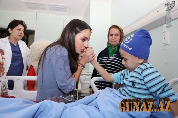 Leyla Əliyeva Milli Onkologiya Mərkəzinin Uşaq Klinikasında müalicə alan uşaqları ziyarət edib - FOTO
