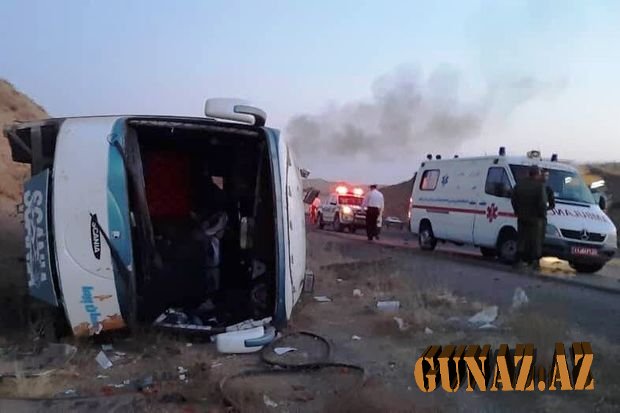 İranda avtobus qəzaya uğrayıb: Ölən və yaralananlar var