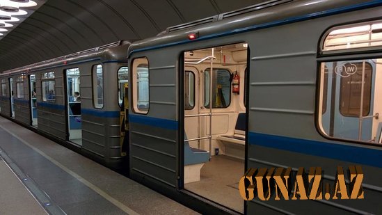 Bakı metrosunda dava- Polis və sərnişin...