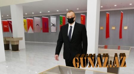 İlham Əliyev özü də maska taxdı