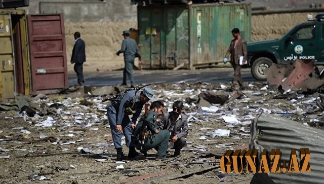 Əfqanıstanda güclü partlayış- 11 polis öldü