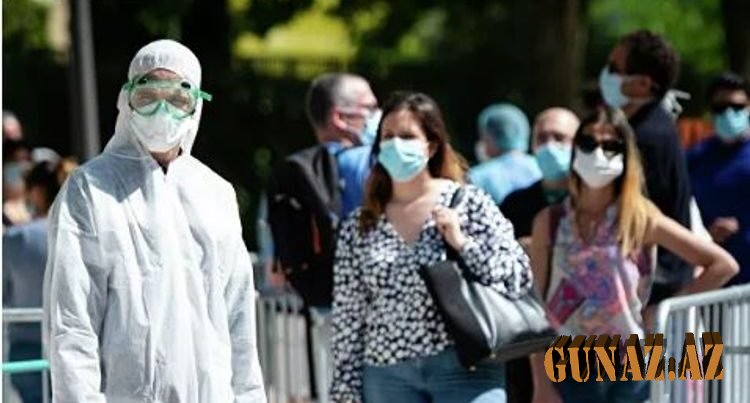 Fransada son sutkada rekord sayda koronavirusa yoluxma qeydə alındı
