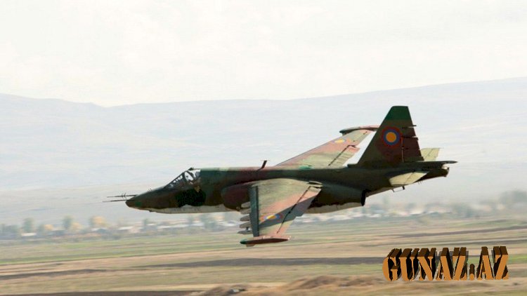 Ermənistana məxsus Su-25 təyyarəsi məhv edildi