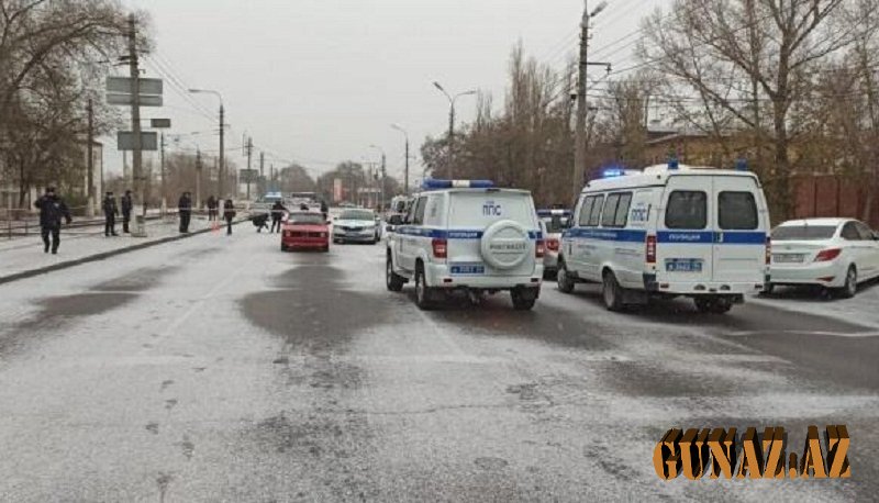 Erməni rus polisi dəmirlə vurdu, polis atəş açdı