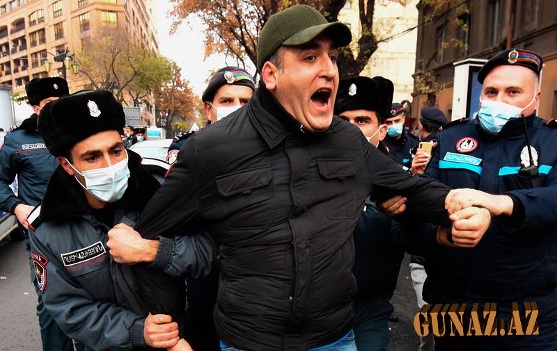 Yerevanda növbəti gərginlik – 25 nəfər saxlanıldı