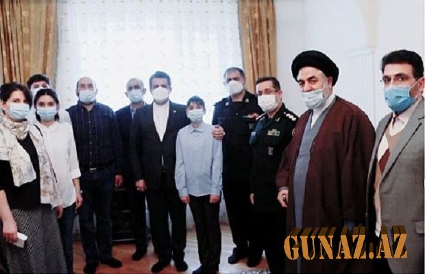 İran səfiri şəhid general Polad Həşimovun ailəsini ziyarət edib-FOTO