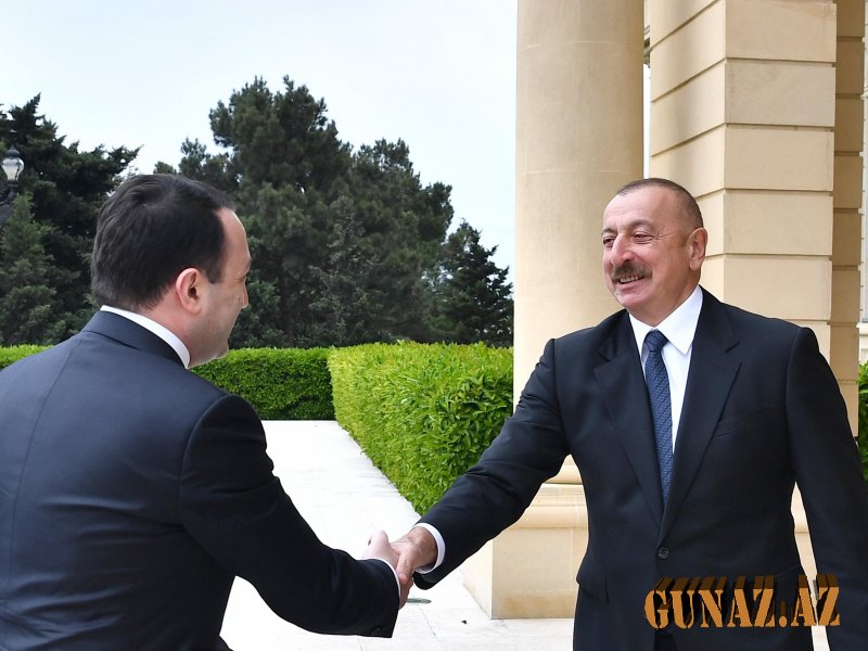 İlham Əliyev Gürcüstanın Baş nazirini qəbul edib - YENİLƏNİB-FOTO