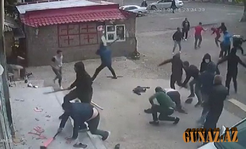 Gürcüstanda azərbaycanlılara qarşı kütləvi hücum- Xəsarət alanlar var - VİDEO