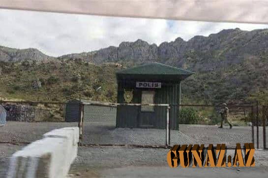 Azərbaycan polisi Qafan-Gorus yolunda post qurdu